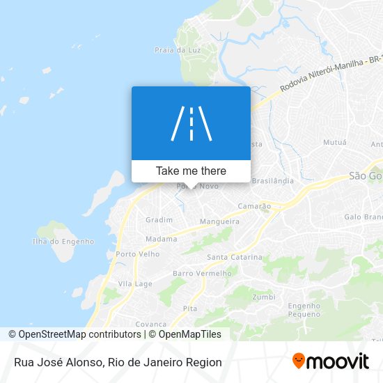 Rua José Alonso map