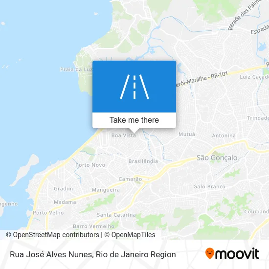 Rua José Alves Nunes map