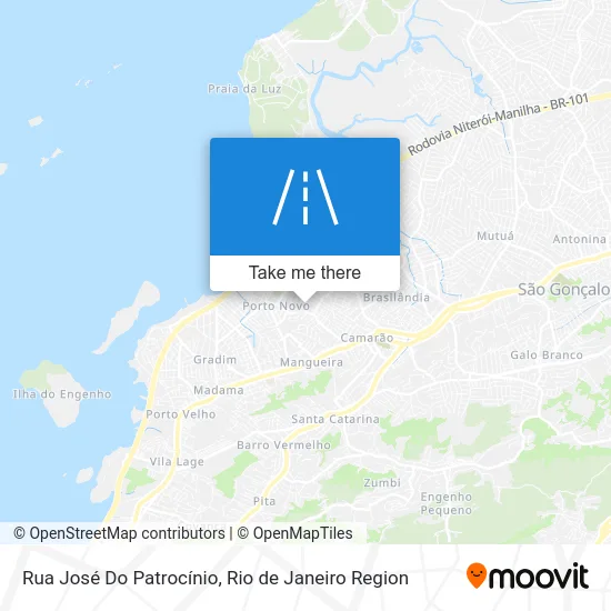 Rua José Do Patrocínio map