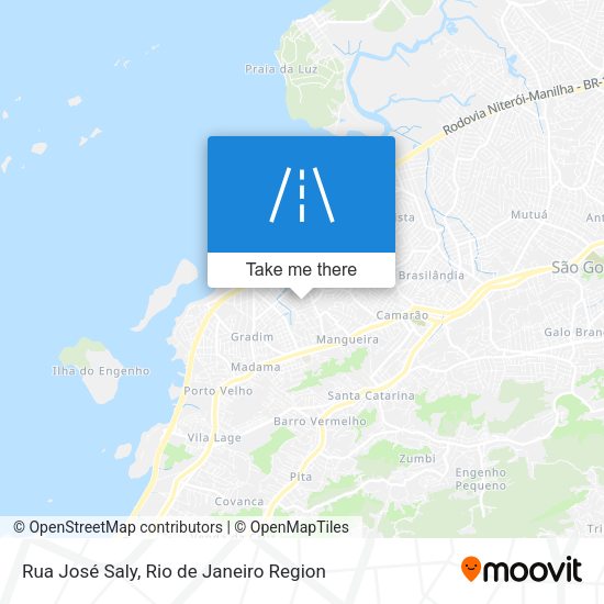 Rua José Saly map