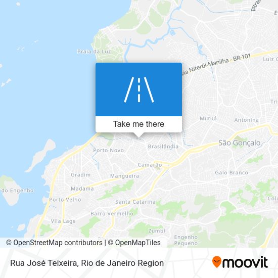 Rua José Teixeira map