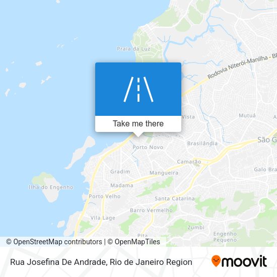 Rua Josefina De Andrade map