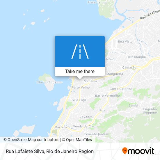 Mapa Rua Lafaiete Silva