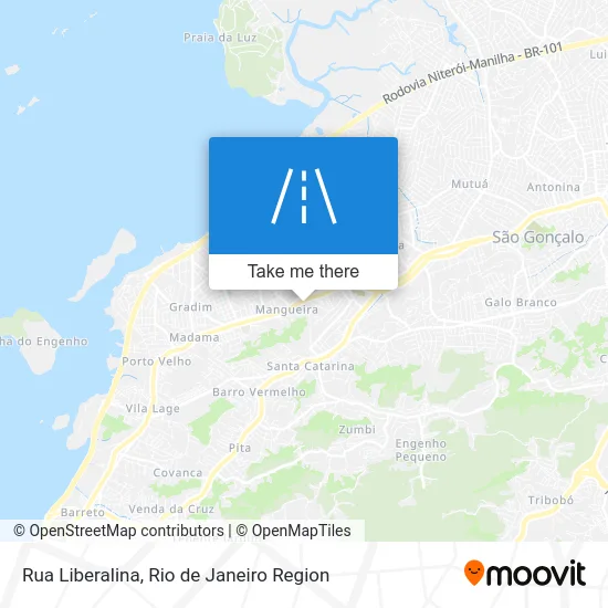 Rua Liberalina map