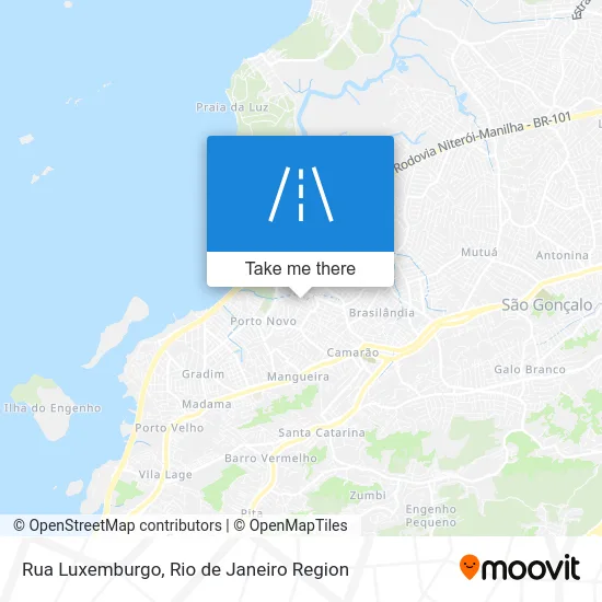 Rua Luxemburgo map