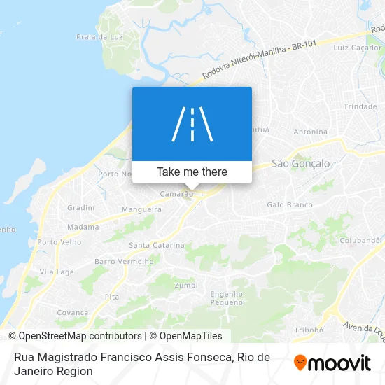 Rua Magistrado Francisco Assis Fonseca map