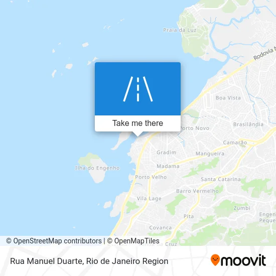 Rua Manuel Duarte map