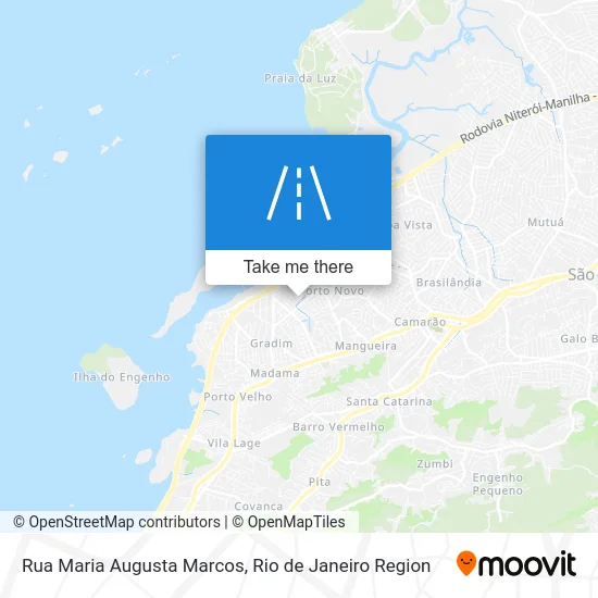 Rua Maria Augusta Marcos map