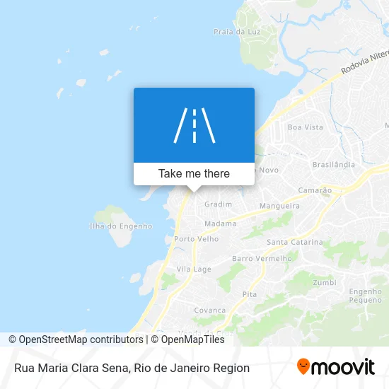 Rua Maria Clara Sena map