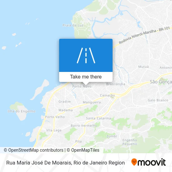 Rua Maria José De Moarais map