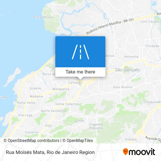 Rua Moisés Mata map