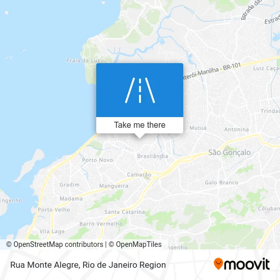 Rua Monte Alegre map