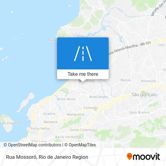 Rua Mossoró map