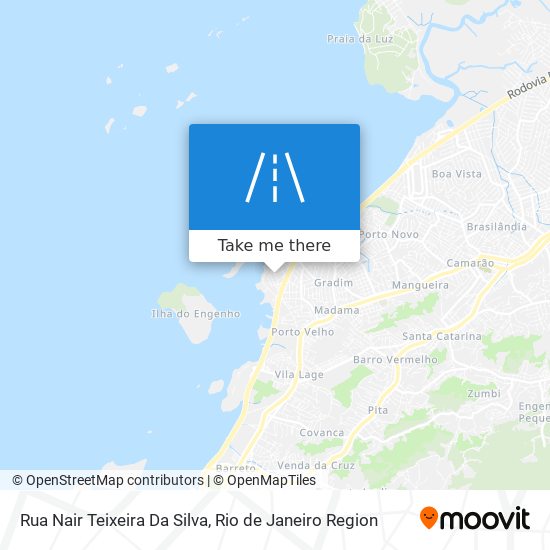 Mapa Rua Nair Teixeira Da Silva