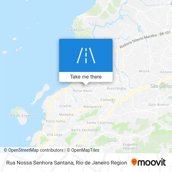 Rua Nossa Senhora Santana map
