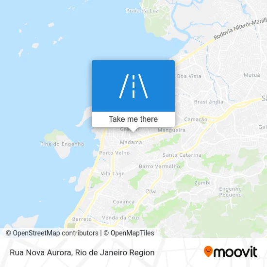 Rua Nova Aurora map