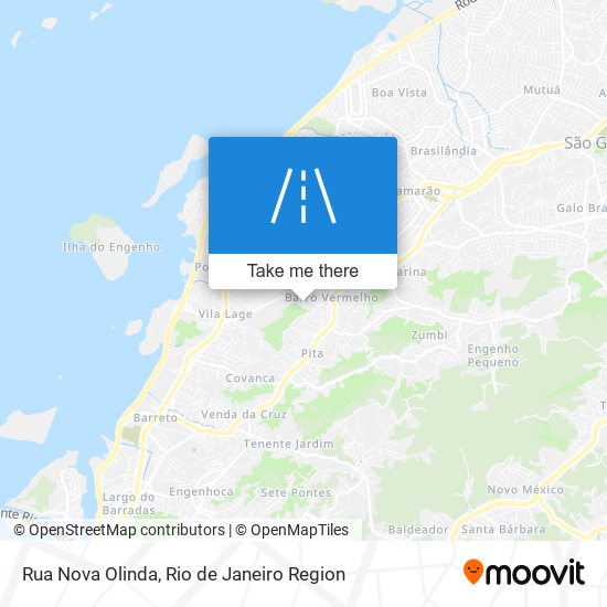 Mapa Rua Nova Olinda