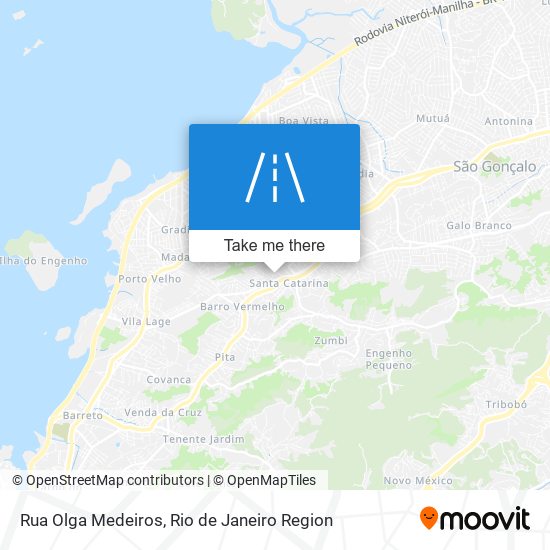 Mapa Rua Olga Medeiros