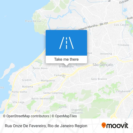 Rua Onze De Fevereiro map