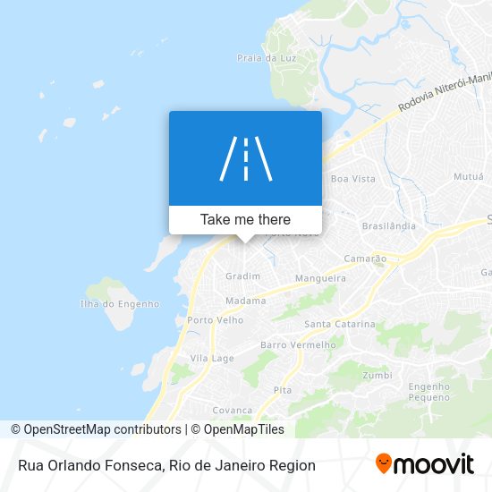 Rua Orlando Fonseca map