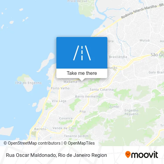 Rua Oscar Maldonado map