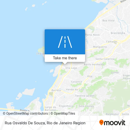 Rua Osvaldo De Souza map