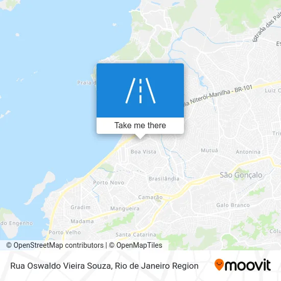 Rua Oswaldo Vieira Souza map
