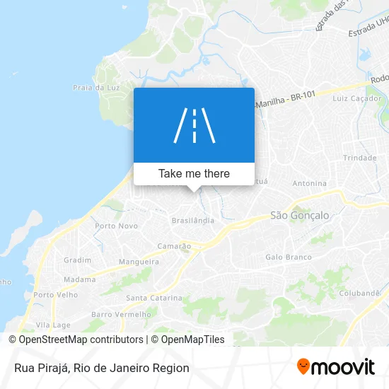 Rua Pirajá map