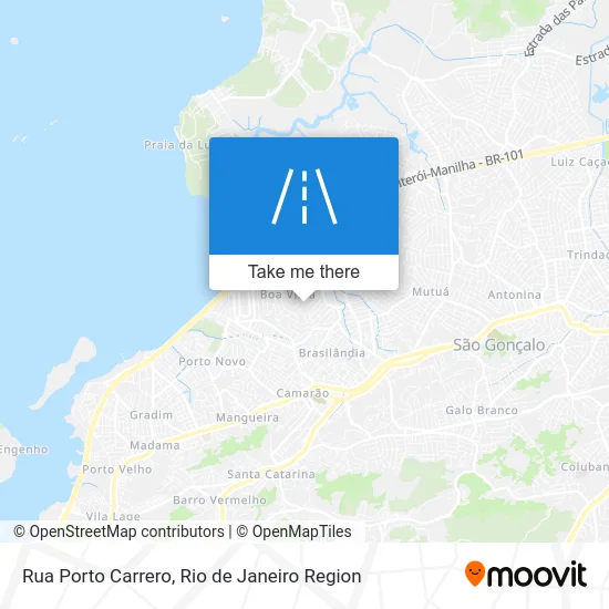 Rua Porto Carrero map