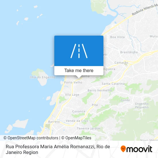 Rua Professora Maria Amélia Romanazzi map