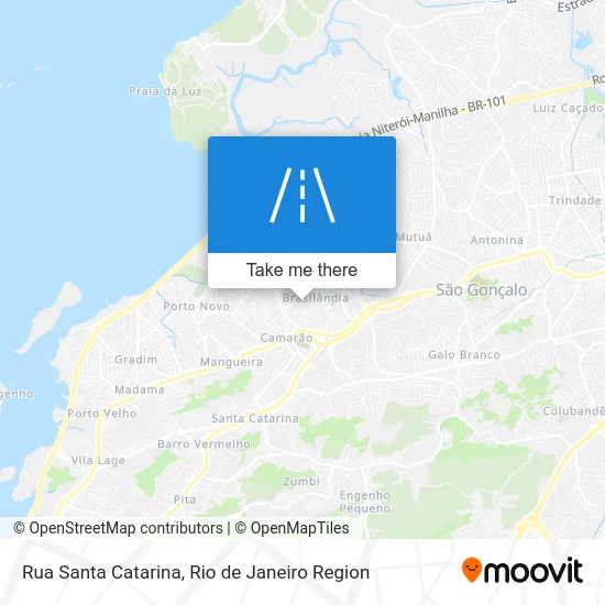 Rua Santa Catarina map