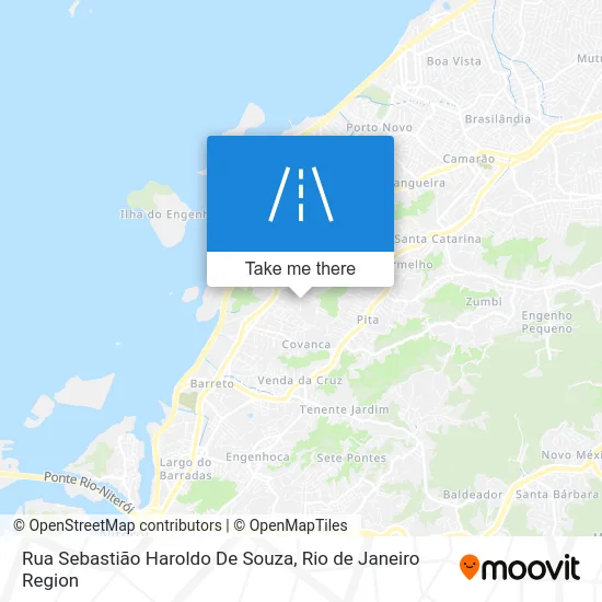 Rua Sebastião Haroldo De Souza map