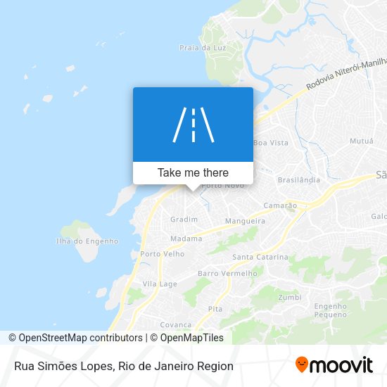 Rua Simões Lopes map
