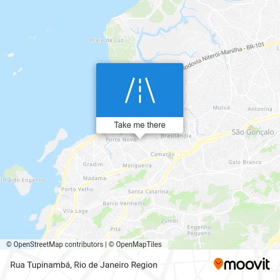 Rua Tupinambá map