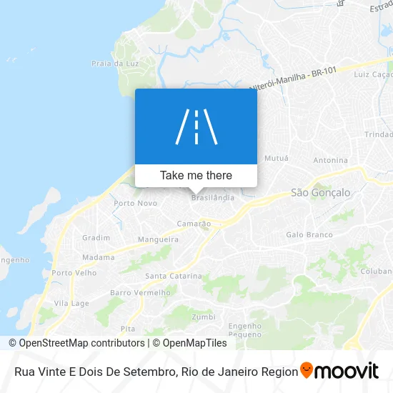 Rua Vinte E Dois De Setembro map