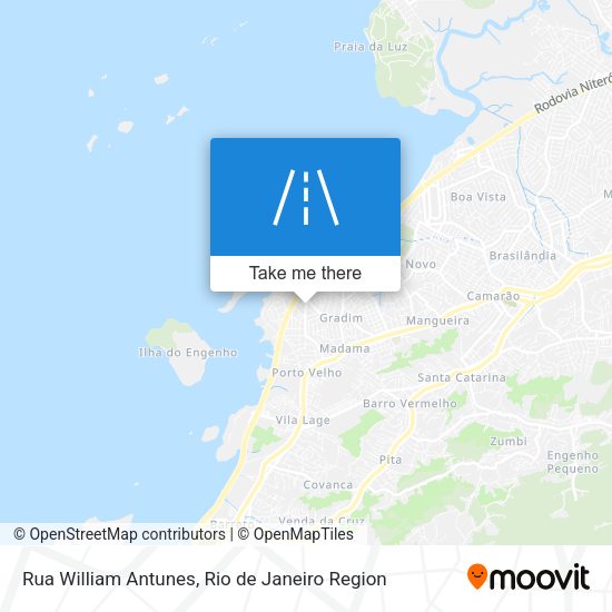 Rua William Antunes map