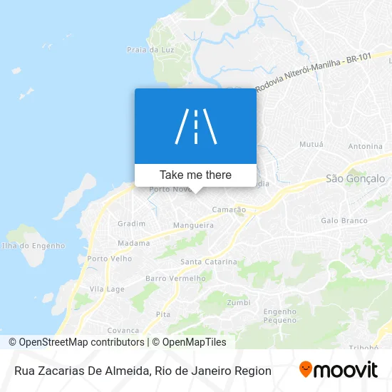 Rua Zacarias De Almeida map