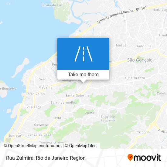 Rua Zulmira map