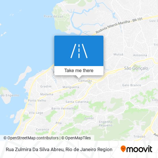 Mapa Rua Zulmira Da Silva Abreu