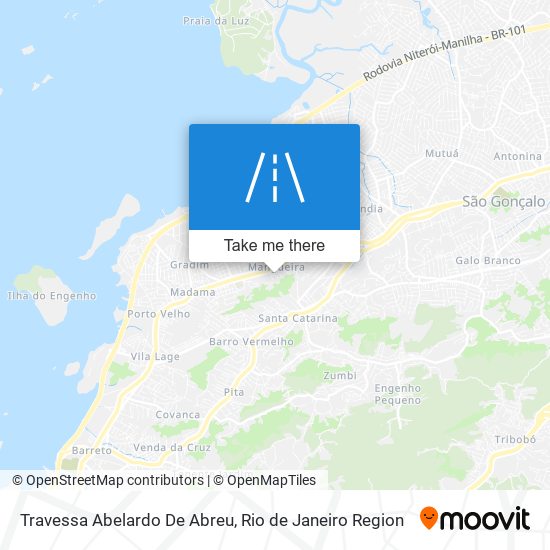 Mapa Travessa Abelardo De Abreu