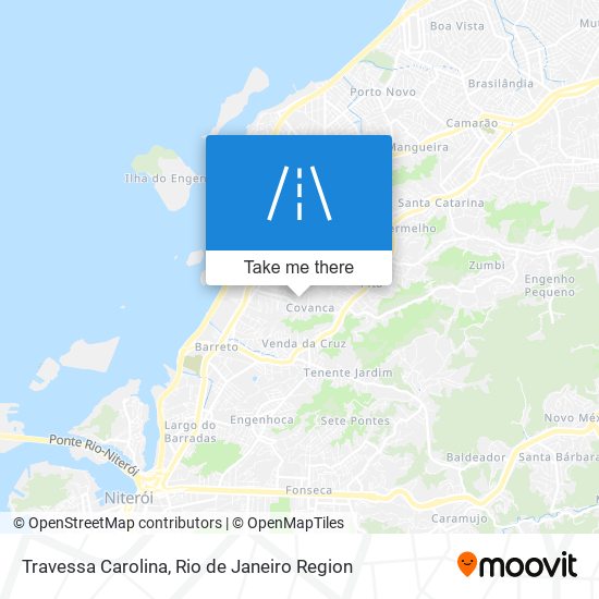 Travessa Carolina map