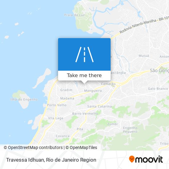 Mapa Travessa Idhuan