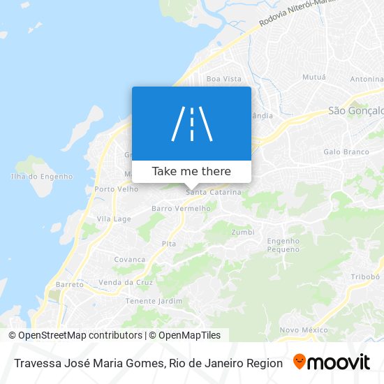 Mapa Travessa José Maria Gomes