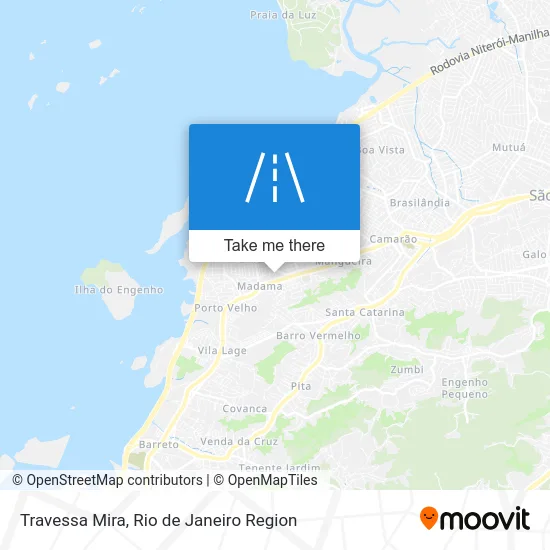 Travessa Mira map
