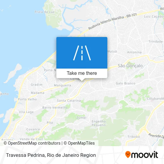 Travessa Pedrina map