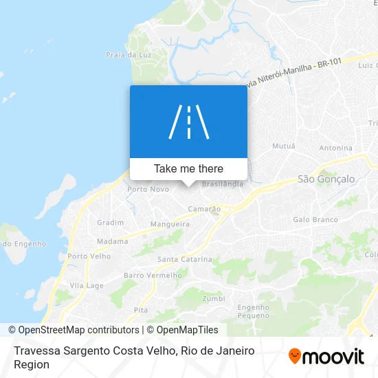 Travessa Sargento Costa Velho map