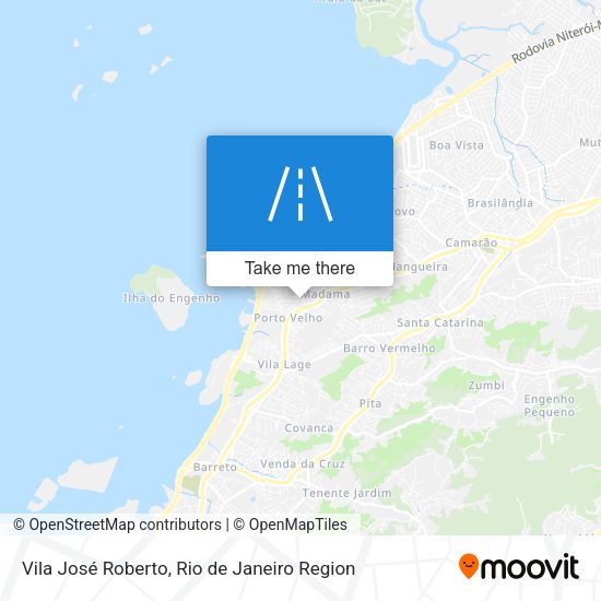 Vila José Roberto map