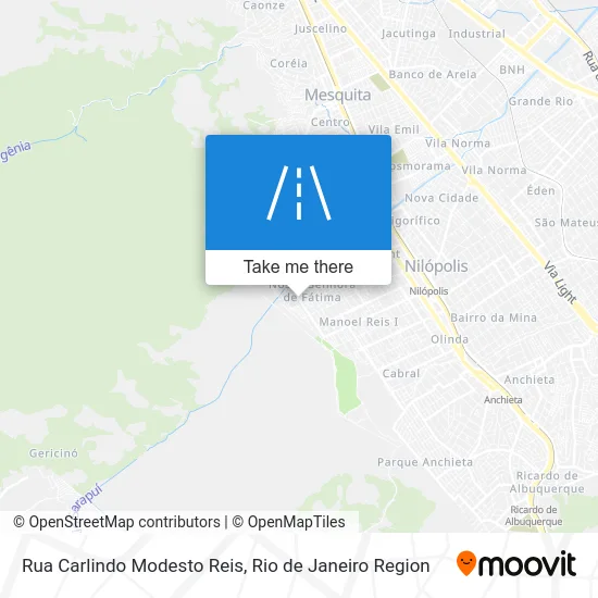 Rua Carlindo Modesto Reis map