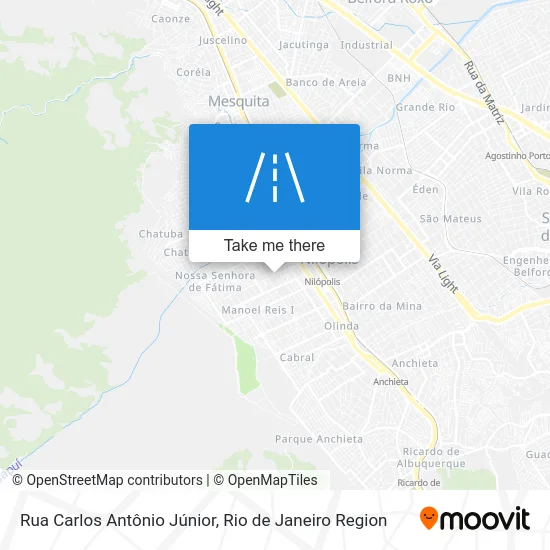 Rua Carlos Antônio Júnior map