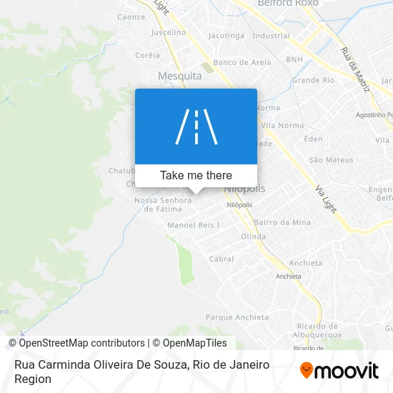 Rua Carminda Oliveira De Souza map